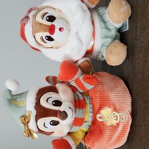 Disney Shanghai Resort Chip And Dale Plush - Christmas 2024
